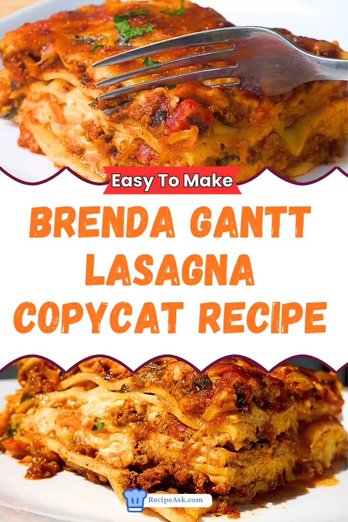 How To Make Brenda Gantt Lasagna